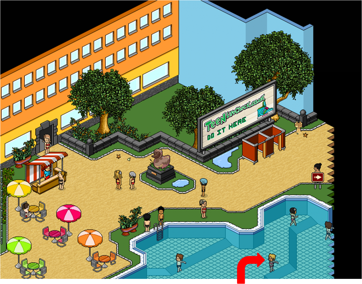 free virtual games like habbo hotel
